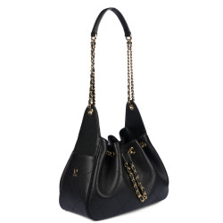 Bolso de mujer de hombro 062g biz negro