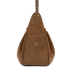 Bolso de mujer de hombro 062g ante camel