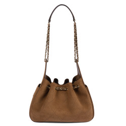 Bolso de mujer de hombro 062g ante camel