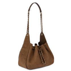 Bolso de mujer de hombro 062g ante camel