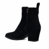 Botines de tacón para dama 1418 negro velur
