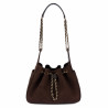 Bolso de mujer de hombro 062g ante chocolate