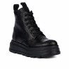 Botines dama 3423 negro combinado