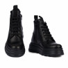 Botines dama 3423 negro combinado