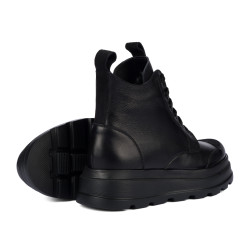 Botines dama 3423 negro combinado