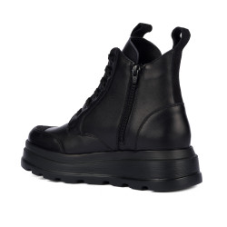 Botines dama 3423 negro combinado