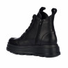 Botines dama 3423 negro combinado