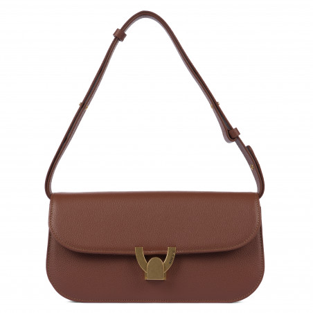 Bolso de mujer de hombro 059g biz cognac