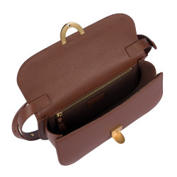 Bolso de mujer de hombro 059g biz cognac