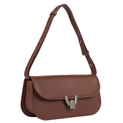 Bolso de mujer de hombro 059g 01 biz coñac