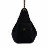 Bolso de hombro para mujer 062g ante negro