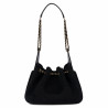 Bolso de hombro para mujer 062g ante negro