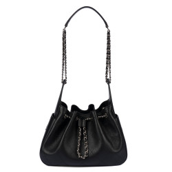 Bolso de mujer de hombro 062g 01 biz negro