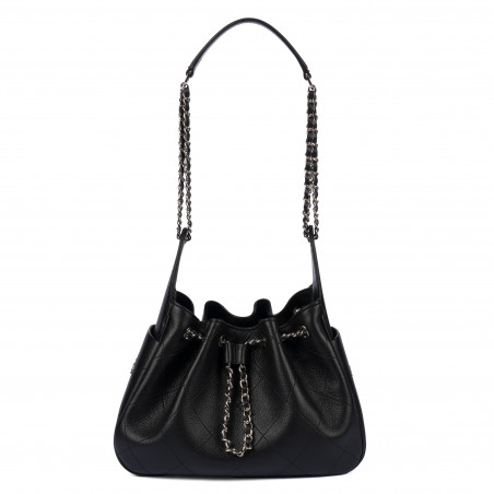Bolso de mujer de hombro 062g 01 biz negro