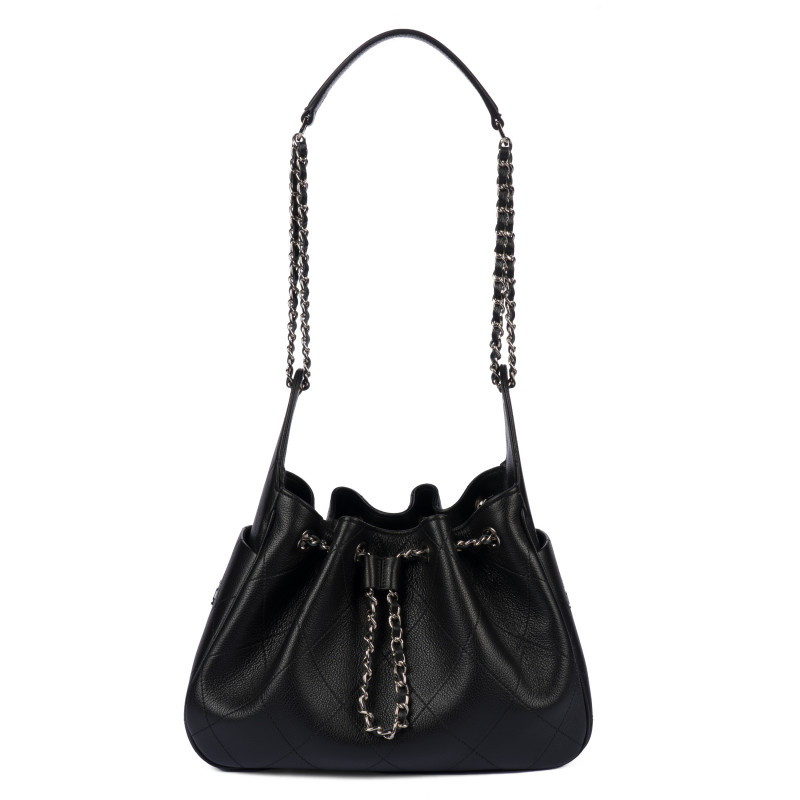 Bolso de mujer de hombro 062g 01 biz negro