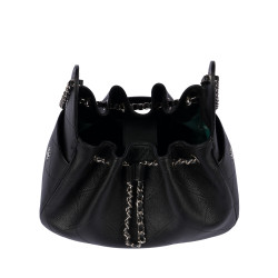 Bolso de mujer de hombro 062g 01 biz negro