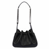 Bolso de mujer de hombro 062g 01 biz negro