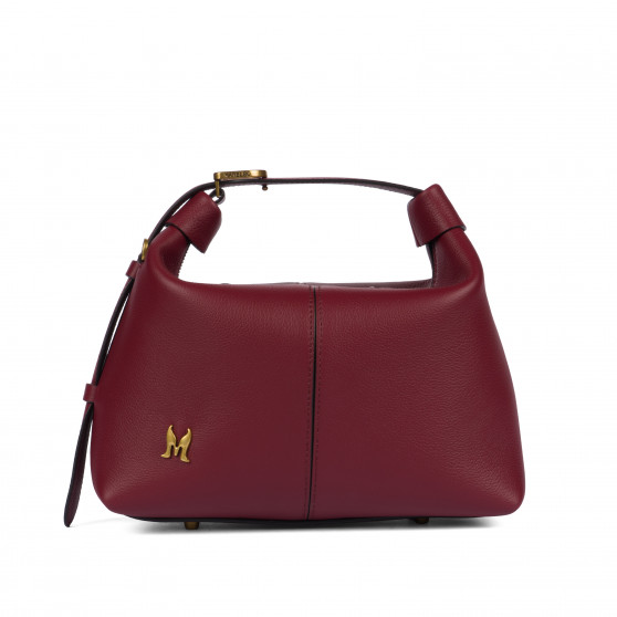 Bolso de mano para mujer 037-1g burdeos