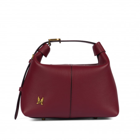 Bolso de mano para mujer 037-1g burdeos