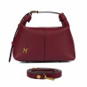 Bolso de mano para mujer 037-1g burdeos