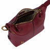 Bolso de mano para mujer 037-1g burdeos