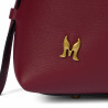 Bolso de mano para mujer 037-1g burdeos