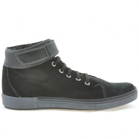 Botas hombre 411 negro ante