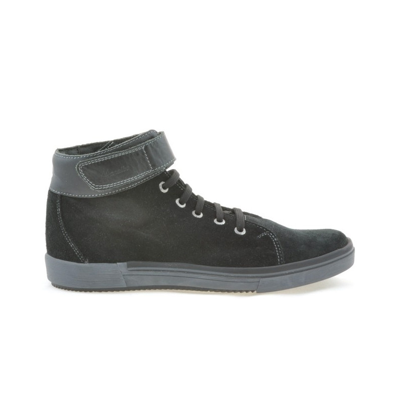 Botas hombre 411 negro ante