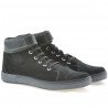 Botas hombre 411 negro ante