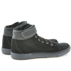 Botas hombre 411 negro ante
