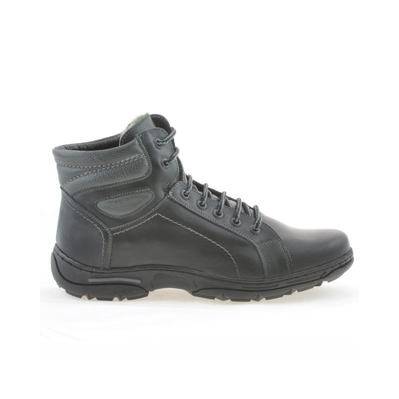 Botas para adolescentes 461 negro+gris