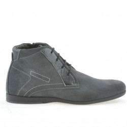 Botines hombre 474 gris ante