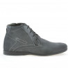 Botines hombre 474 gris ante