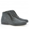 Botines hombre 474 gris ante