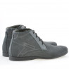 Botines hombre 474 gris ante