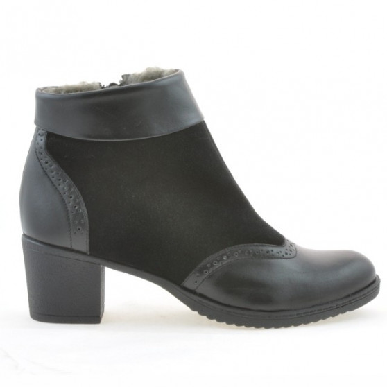 Botas de mujer 3240 negro combinado