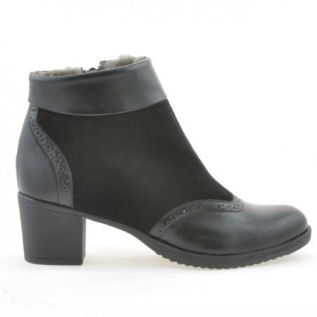 Botas de mujer 3240 negro combinado