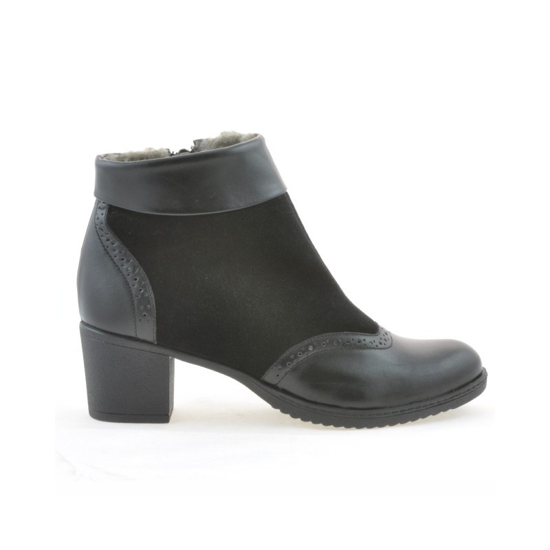 Botas de mujer 3240 negro combinado