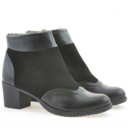 Botas de mujer 3240 negro combinado