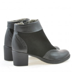 Botas de mujer 3240 negro combinado
