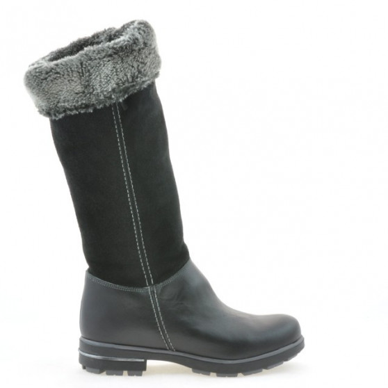 Botas para niños 3203 negro combinado