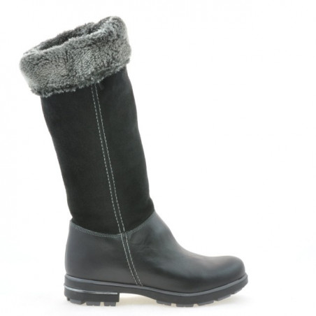 Botas para niños 3203 negro combinado