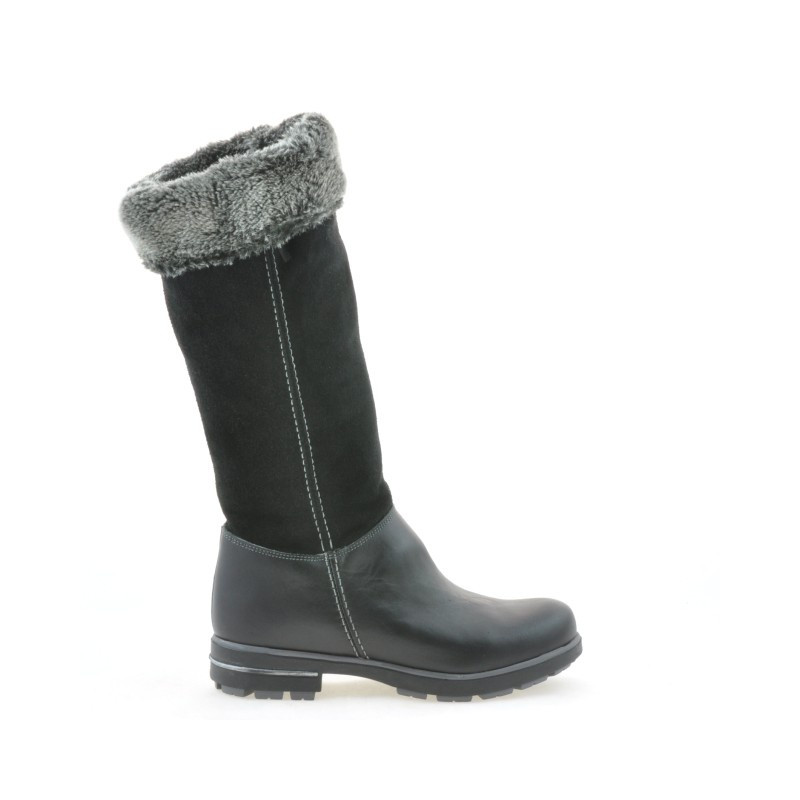 Botas para niños 3203 negro combinado
