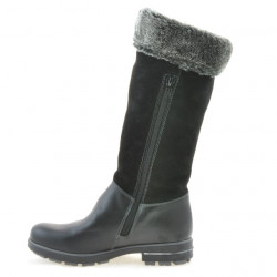 Botas para niños 3203 negro combinado