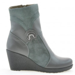 Botas de mujer 3220 gris combinado