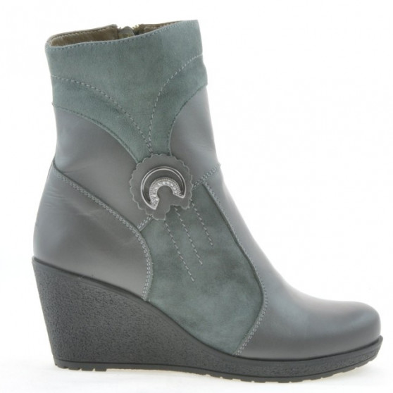 Botas de mujer 3220 gris combinado