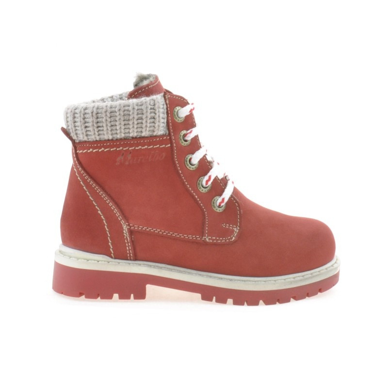 Botines para niños pequeños 29c burdeos