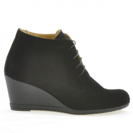 Botines de mujer 3287 negro ante