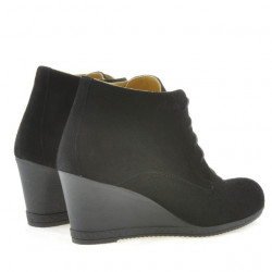 Botines de mujer 3287 negro ante
