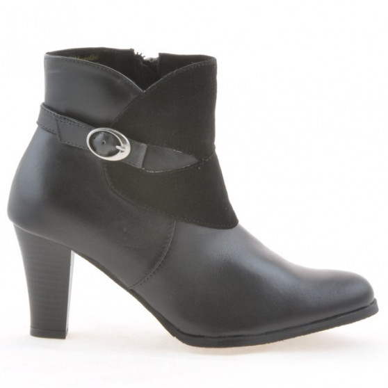 Botines mujer 1124 negro+negro ante